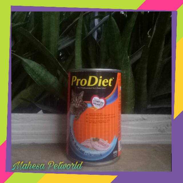 

Makanan Kucing PRODIET OCEAN FISH KALENG 400gr - WET FOOD