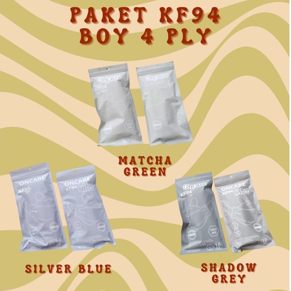 Paket Masker KF94 (mix dewasa dan anak) 4 ply