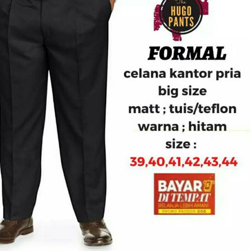 CELANA PANJANG PRIA JUMBO CELANA FORMAL PRIA JUMBO/CELANA BAHAN PRIA BIG SIZE/CELANA PRIA JUMBO MURA