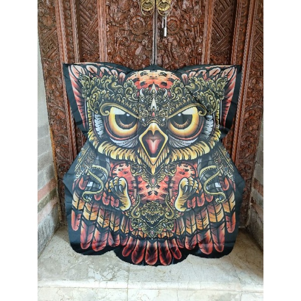 Layangan Celepuk Print Knockdown 70cm
