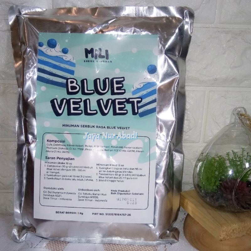 

BUBUK MINUMAN MILI BLUE VELVET 1kg