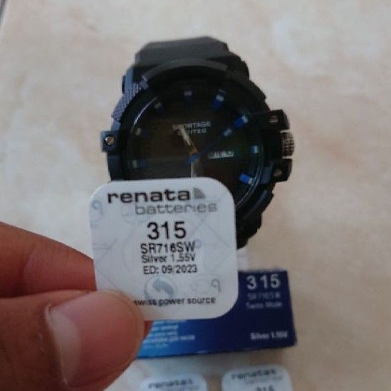 BATERAI RENATA 315 SR716SW ORIGINAL SWISS MADE 1.55 VOLT / BATRAI BATRE BATTERY RENATA SR 716 SW