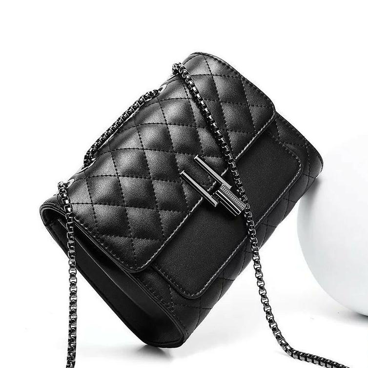 {MRW.26Au22н} [ZEA OFFICIAL] Tas Selempang Wanita Slingbag Quilted Sling Bag - Tas Rantai Ulir Selin
