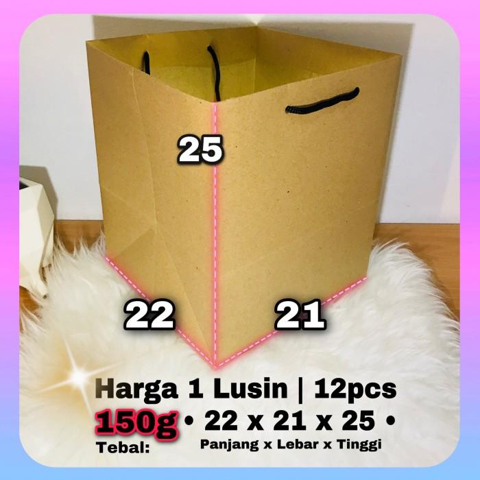 

Goodiebag Paper Bag Kotak Bento Paperbag Nasi Box Tumpeng Mini / Lusin 21 X 22