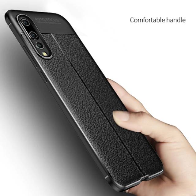 Case samsung a70 black cover auto-focus