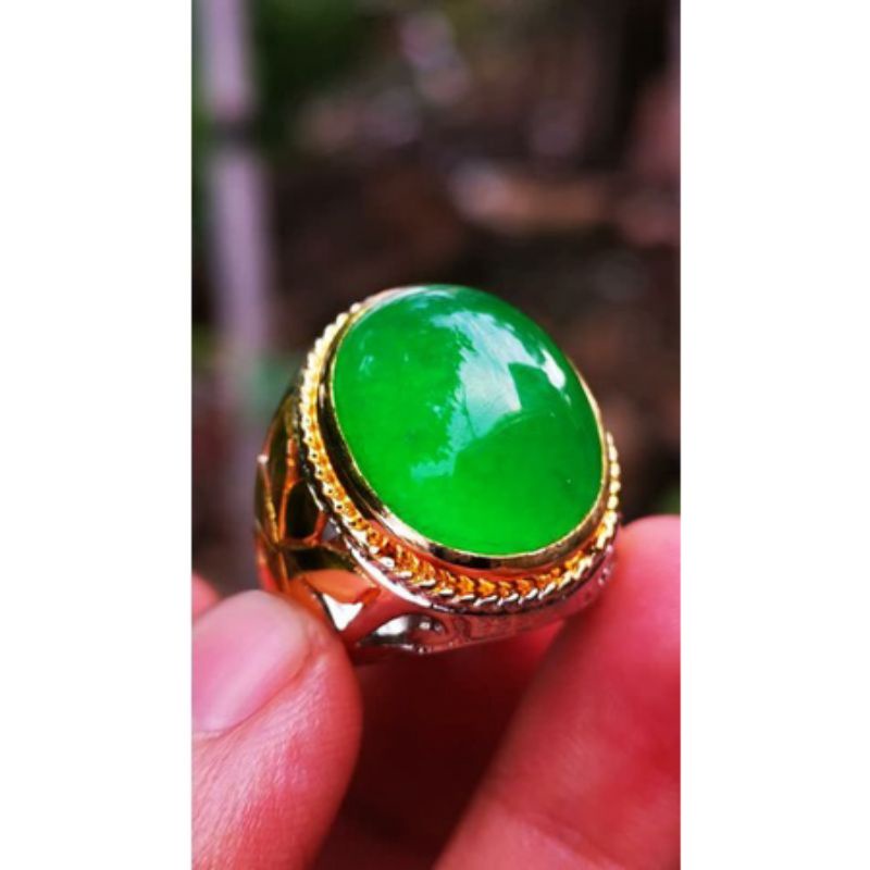 Batu cincin giok birma  C