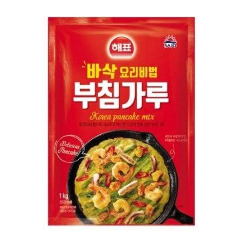 

Sajo Korea Pancake Mix For Cooking 1kg/Autentik & Delicious Korea Taste/Korea style/Import