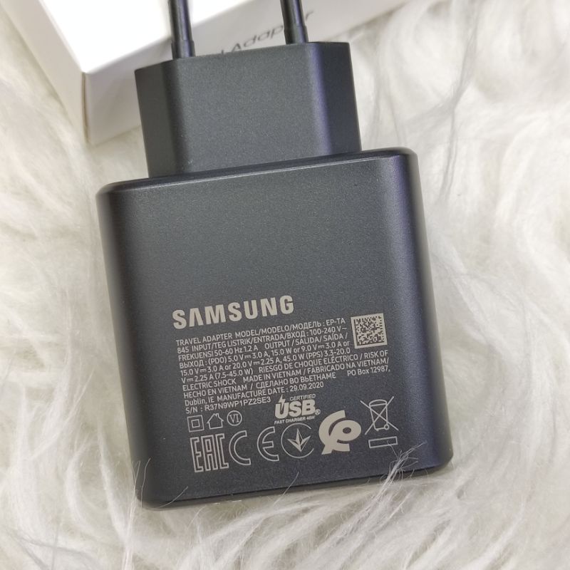 Charger Samsung Galaxy S22 Ultra / S22+/S22 Super Fast 45W Original 100% NEW