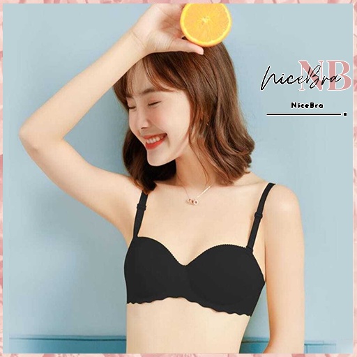 Brasay Japan Seamless Push Up Bra Wanita Tanpa Kawat 9004