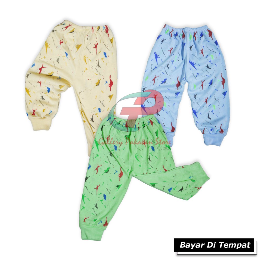 bawahan celana panjang bayi legging motif kartun bahan katun termurah