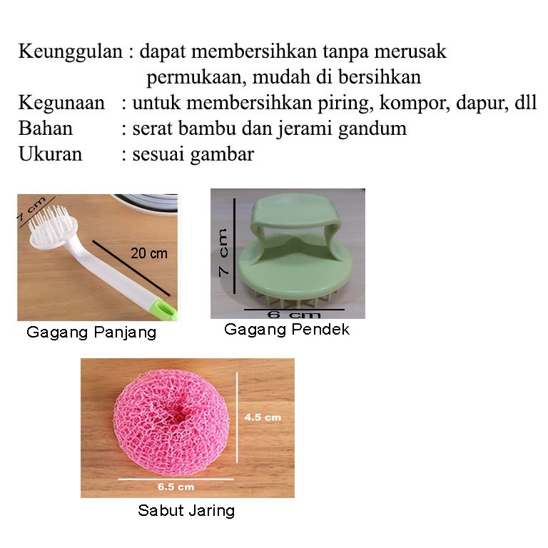 Sabut Jaring Nano Fiber Cuci Piring Sponge Nano Fiber Cleaning Ball Anti Baret/Tapas/Spons