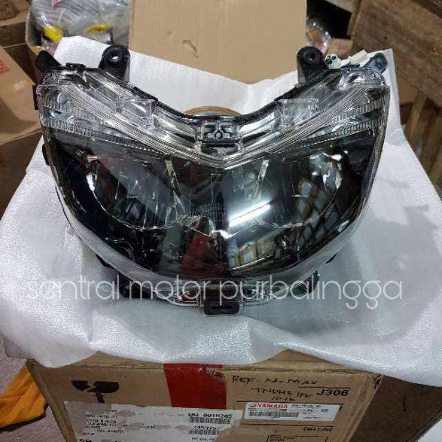 Reflektor Headlight Lampu Depan N Max Led Tahun 2015 2018 Nmax Original Asli Yamaha Shopee Indonesia