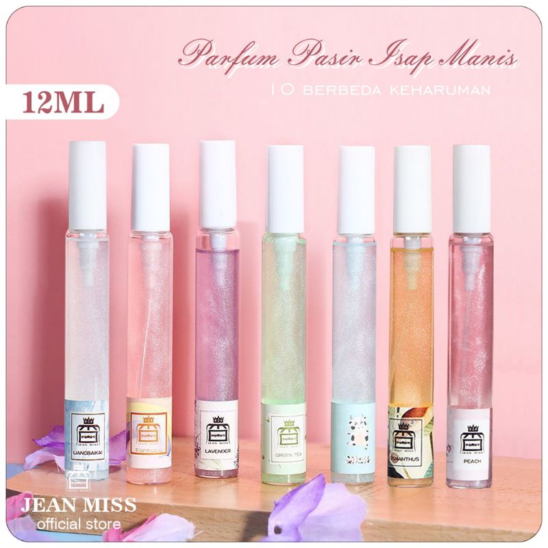 PARFUM WANITA JEAN MISS   Variasi： Milk, Rainbow Unicorn, Ocean, Lavender, Osmanthus, Peach, Green t