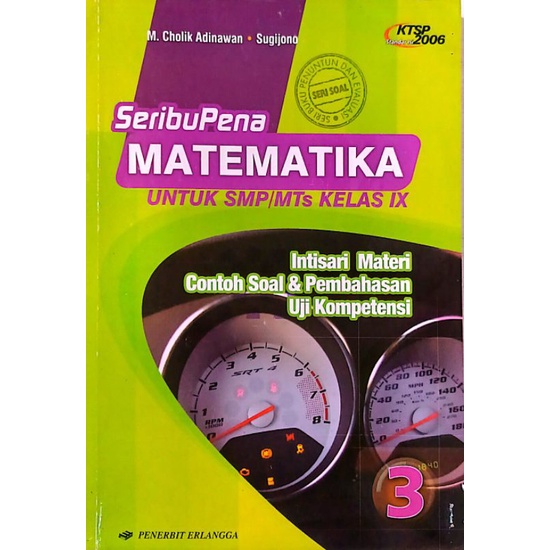 BUKU SERIBU PENA MATEMATIKA SMP/MTS KELAS IX KTSP 2006