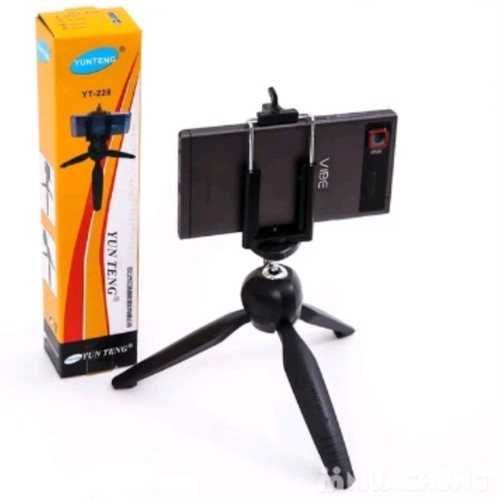 MINI TRIPOD YUNTENG + HOLDER ( YT -228 )