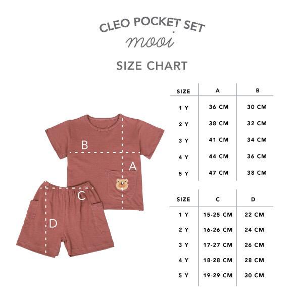 PROMO 7.7 PROMO BAJU LEBARAN MURAH MOOI CLEO POCKET SET SETELAN KANTONG ANAK MOOI 1-5 TAHUN