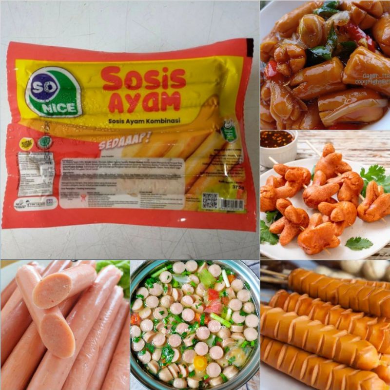 

Sosis Ayam Sonice 375 gr 15 pcs