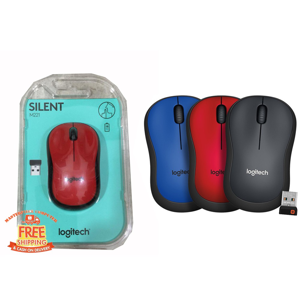 Mouse Wireless Logitech M221 Silent | Shopee Indonesia
