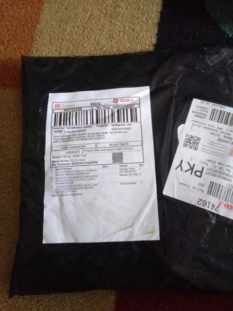 Couple Batik Anak Edisi Imlek Warna Merah, 001 Bk/dl#