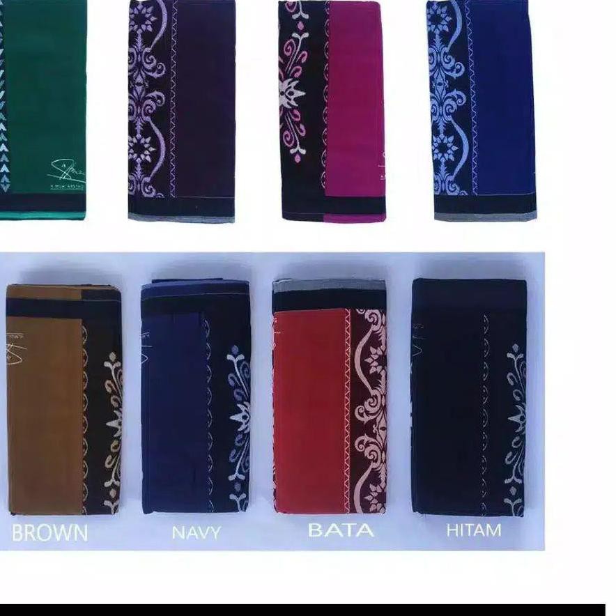 kain sarung BHS PREMIUM pria DEWASA sholat muslim polos palestina samarinda rabbani