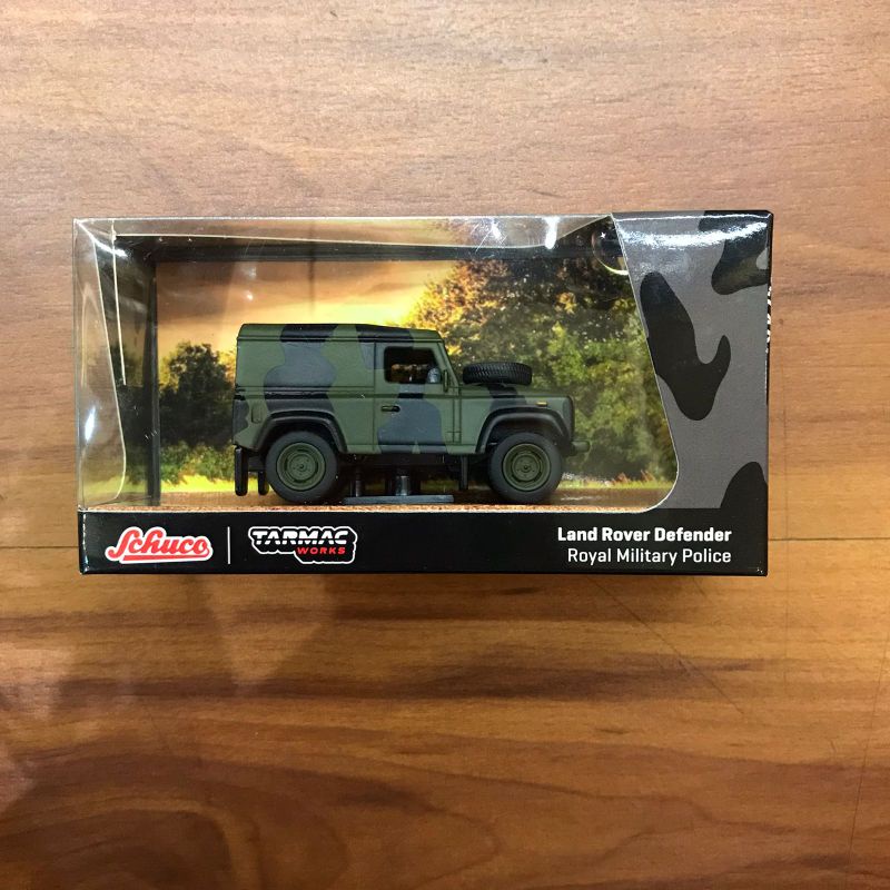 SCHUCO X TARMAC WORKS LAND ROVER DEFENDER ROYAL MILITARY POLICE