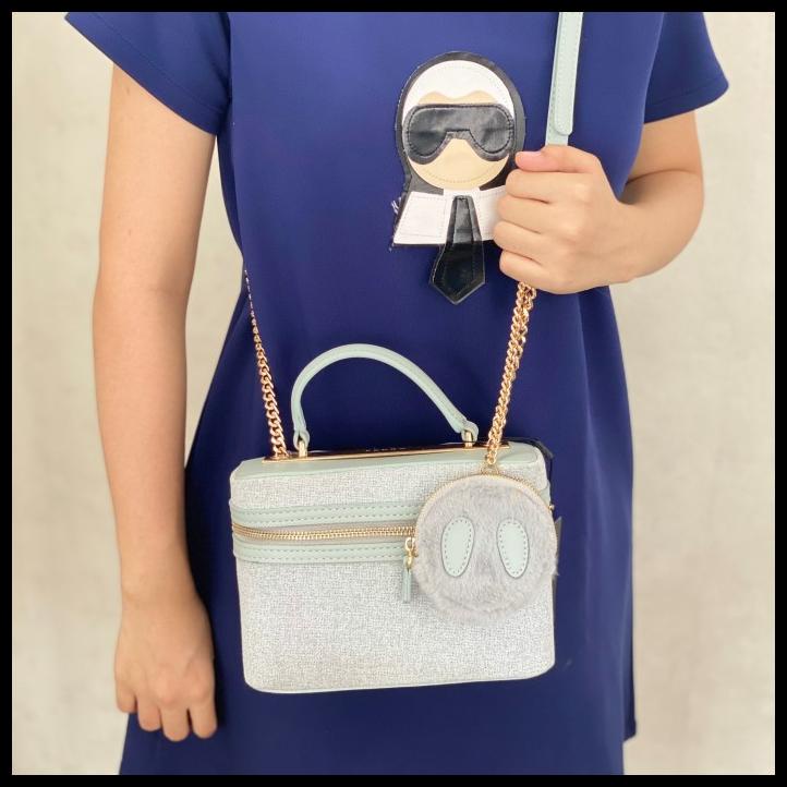 Bag Canvas - Tas Pedro Boxy Canvas Handle Crossbody Bag