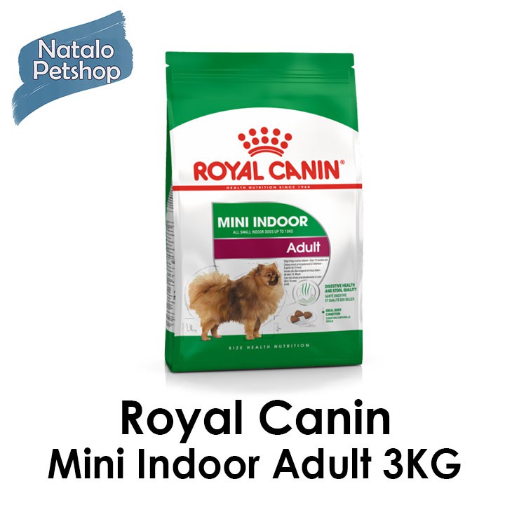 Royal Canin Mini Indoor Adult Dog 3KG / Dry Food / Makanan Anjing