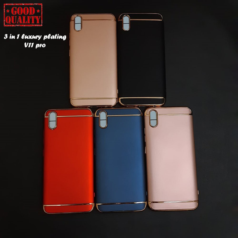 Vivo v11 pro 3 in 1 chrome case non fingerprint