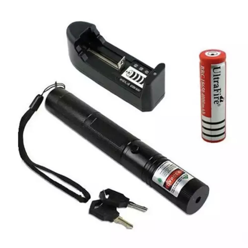 Green Laser Pointer 303 / Senter Jarak Jauh Presentasi Rechargeable