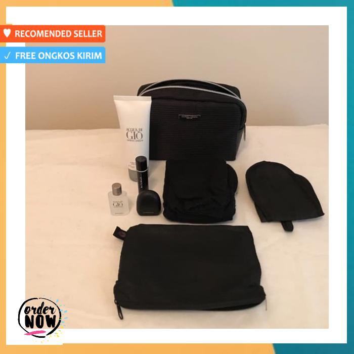 TRAVEL KIT GIORGIO ARMANI GENTS FROM BUSSINES CLASS QATAR AIRLINES