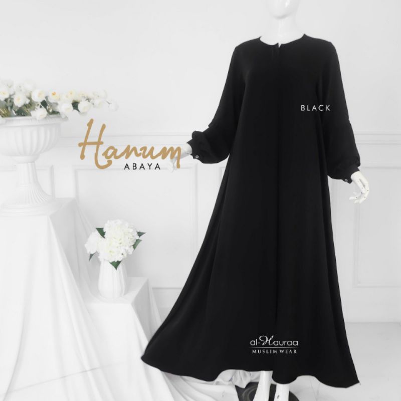 Gamis Hanum Black by Al Hauraa