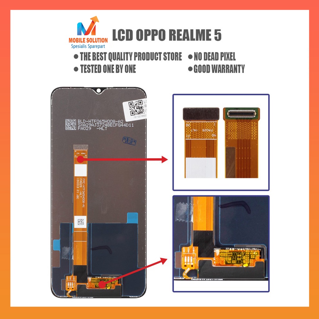 Grosir LCD Realme 5  LCD Oppo A9  LCD Oppo A5  Oppo A31 2020 Universal Fullset Touchscreen - Parts Kompatible Dengan Produk Oppo Garansi 1 Bulan + Packing / Bubbel