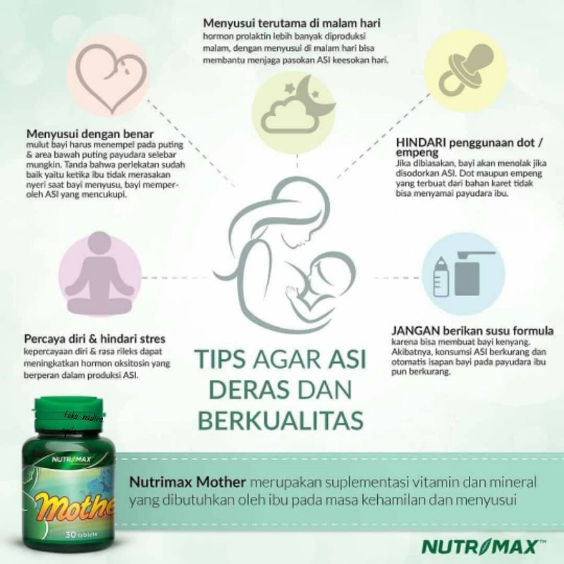 Nutrimax Mother 30s BPOM / Vitamin Ibu Hamil &amp; Menyusui