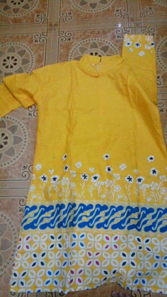 Model Terkeren ➼ Batik Tunik Shibori Fashion Muslim Jumputan Terbaru Size S-3l / Hrb026 Yelbor .....