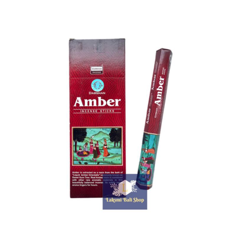 Dupa India Aromaterapi Darshan Amber Hexa 20 stick