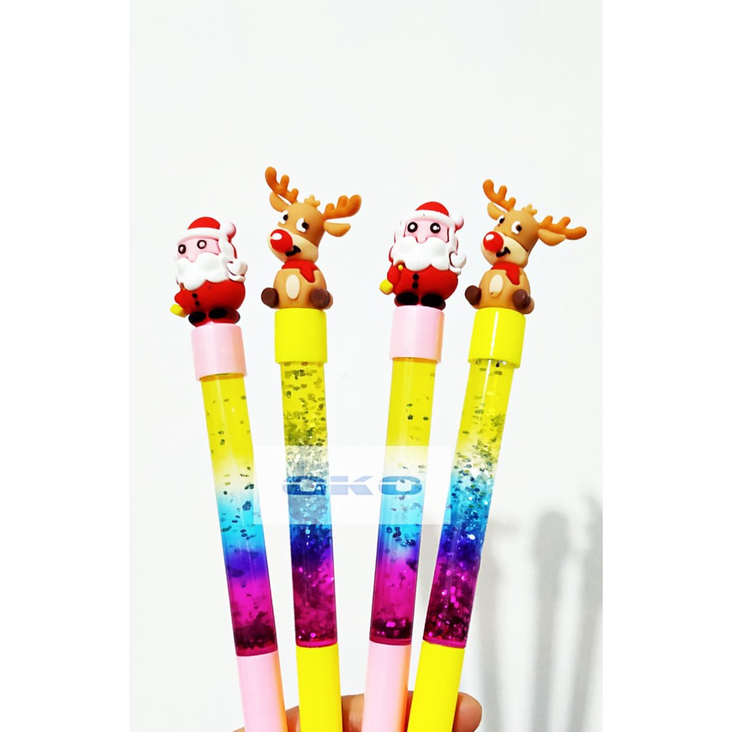 

Pen Gel Bentuk Christmast Glitter 1Pcs