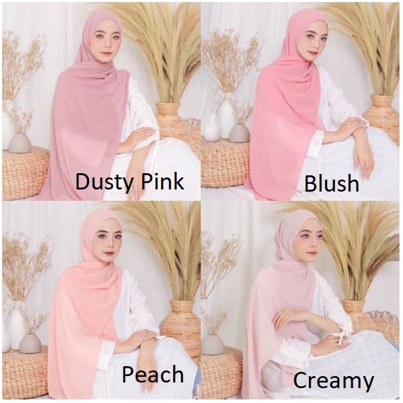 Aline Pashmina/Ceruty Babydoll Pashmina/hijab/jilbab | Shopee Indonesia