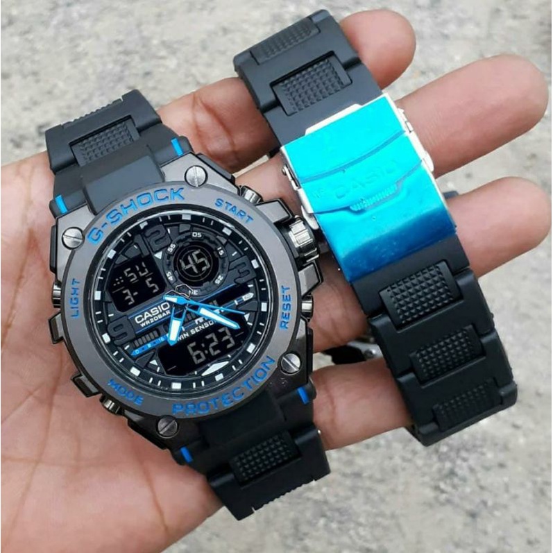 Jam Tangan Gst8600 Jam Tangan_G_Shock_8600 GLS8600 Jam Tangan Rubber Rantai Mika Anti Air