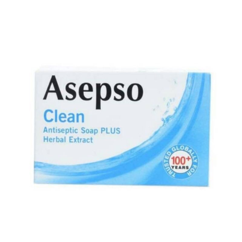 Asepso Sabun 80 gr Original - Kulit Antiseptik Gatal Alergi Biru CLEAN