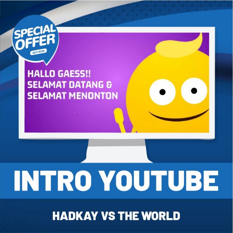 JASA DESAIN INTRO YOUTUBE - Intro Youtube | Opening Youtube | Intro Youtube Murah | Opening Youtube 