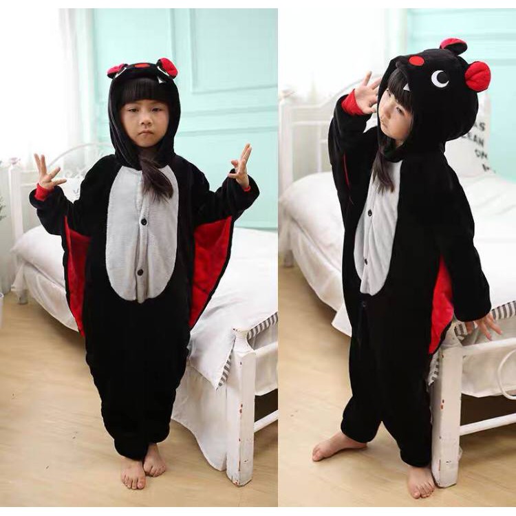 KOSTUM ONESIE KELELAWAR BAT BADTZ MARU PIYAMA COSPLAY ANAK