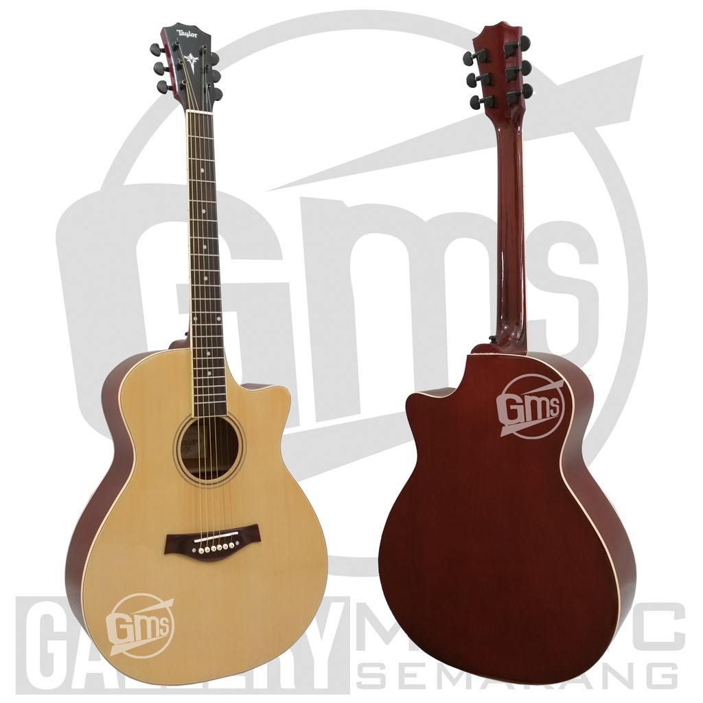 Gitar Akustik Taylor Custom Paket Super Komplit