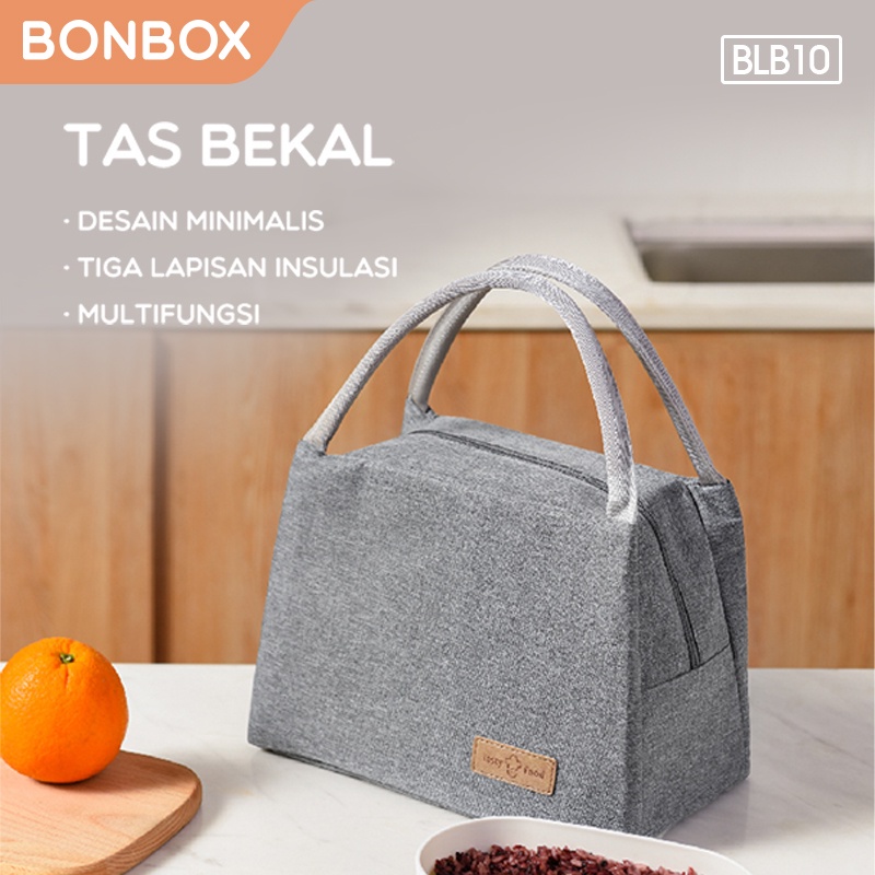 Tas Bekal Makan Tas Lunch Box Cooler Bag 3 lapisan Tahan Panas dingin ada Aluminium BLB10