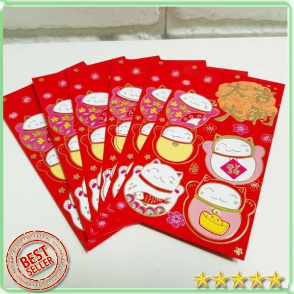 

Angpao Imlek 2860 Angpao Tahun Baru Imlek Murah Lucky Cat Maneki Ampao Babi 2019 Angpao babi Angpao