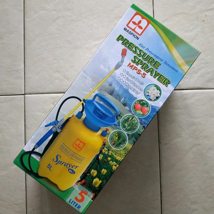 Alat Pompa Semprot Semprotan Hama Pressure Sprayer Maspion 5 Liter