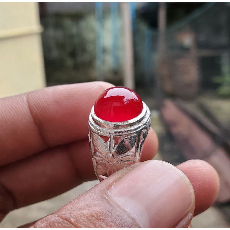 batu cempaka merah asli