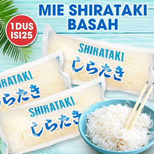 Mie Shirataki Basah Wet Shirataki Mie Shirataki Diet Shopee Indonesia