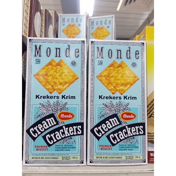 

MONDE CREAM CRACKERS 180GR