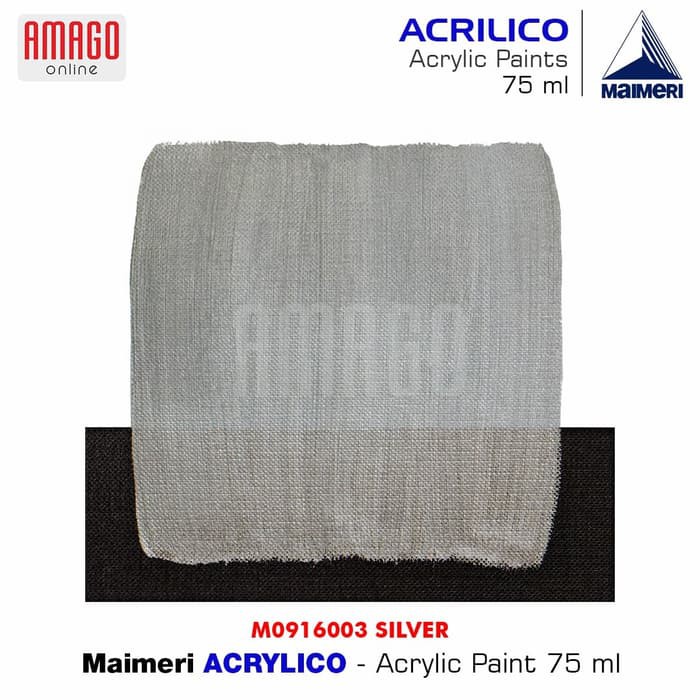 MAIMERI ACRILICO - ACRYLIC PAINT - SILVER - 75ML - M0916003