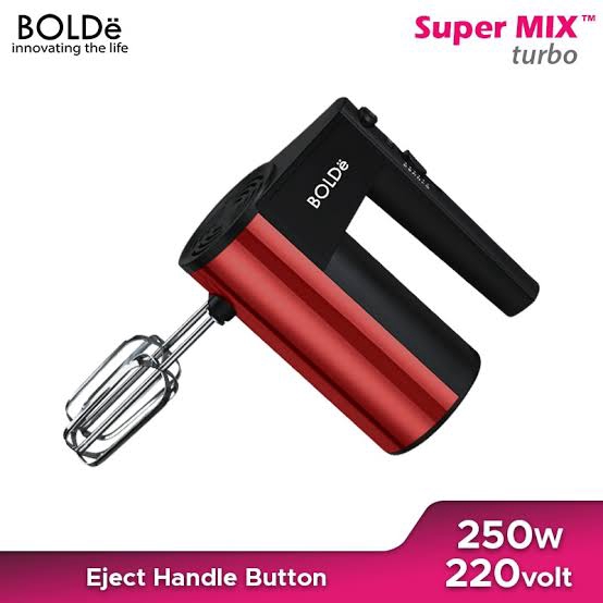 Bolde Super Mix Turbo Hand Mixer Mixer Tangan Pengaduk Adonan Super Cepat